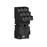 Schneider Electric RUZ 11 Pin 250V DIN Rail, Panel Mount Relay Socket, for use with Plug In Relay RUM (3CO)