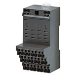 Omron PTF 250V Chassis Mount Relay Socket, for use with 4 Pole PTF Series