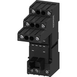 Siemens LZS Snap-On Rail Mount Relay Socket, for use with PT Relay
