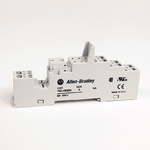 Rockwell Automation 700-HN 8 Pin 300V DIN Rail, Panel Mount Relay Socket, for use with 700-HK Relay