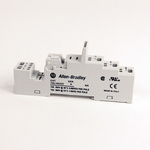 Rockwell Automation 700-HN 8 Pin 300V DIN Rail, Panel Mount Relay Socket, for use with 700-HP Relay