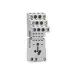 Lovato HR SERIES 230V ac DIN Rail Relay Socket, for use with HR SERIES