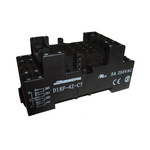 Durakool D14F 14 Pin 300V ac DIN Rail Relay Socket, for use with DX4, DXN Relays