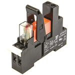 TE Connectivity RT Series Interface Relay, DIN Rail Mount, 24V ac Coil, DPDT, 2-Pole