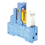 Finder 48 Series Interface Relay, DIN Rail Mount, 110V ac Coil, DPDT, 2-Pole