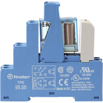 Finder 48 Series Interface Relay, DIN Rail Mount, 24V dc Coil, SPDT, 1-Pole
