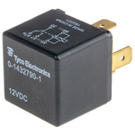 TE Connectivity Plug In Automotive Relay, 12V dc Coil Voltage, 30A Switching Current, SPDT