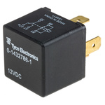 TE Connectivity Plug In Automotive Relay, 12V dc Coil Voltage, 30A Switching Current, SPDT