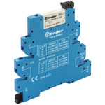 Finder 39 Series Interface Relay, DIN Rail Mount, 24V ac/dc Coil, SPST