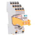 Phoenix Contact RIF Series Interface Relay, DIN Rail Mount, 24V dc Coil, 4PDT, 4-Pole