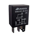 Durakool Plug In Automotive Relay, 12V dc Coil Voltage, 40A Switching Current, SPDT