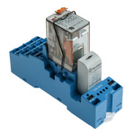 Finder 58 Series Interface Relay, DIN Rail Mount, 230V ac Coil, 4PDT, 4-Pole, 7A Load