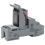 Wago Interface Relay, DIN Rail Mount, 24V dc Coil, 4PDT, 4-Pole