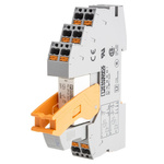 Phoenix Contact RIF-1-RPT-LDP-24DC/1IC Series Interface Relay, DIN Rail Mount, 24V dc Coil, SPST, 1-Pole