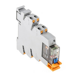 Phoenix Contact PLC-RPT- 24DC/21HC/MS Series Interface Relay, DIN Rail Mount, 24V dc Coil, SPDT, 1-Pole