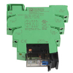 Phoenix Contact PLC-RSC- 24DC/21-21AU/MS Series Interface Relay, DIN Rail Mount, 24V dc Coil, DPDT, 2-Pole