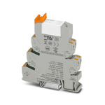 Phoenix Contact PLC-RPT24UC/21HC/RW Series Interface Relay, DIN Rail Mount, 12V dc Coil, 1PDT, 1-Pole