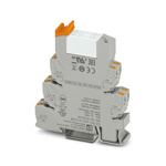 Phoenix Contact PLC-RPT24UC/21-21/RW Series Interface Relay, DIN Rail Mount, 12V dc Coil, DPDT, 2-Pole