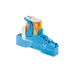 Finder 4C Series Interface Relay Module, DIN Rail Mount, 12V dc Coil, SPDT, 16A Load