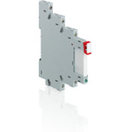 ABB CR-S Series Interface Relay, DIN Rail Mount, 110V ac/dc Coil, SPDT, 6A Load