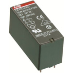 ABB CR-P Series Interface Relay, DIN Rail Mount, 24V ac Coil, 2CO (SPDT), 8A Load