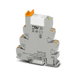 Phoenix Contact Relay Module, DIN Rail Mount, 110V dc Coil, DPDT, 7mA Load
