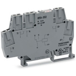 Wago 859 Series Relay Module, DIN Rail Mount, 110V dc Coil, SPDT, 1-Pole, 5A Load