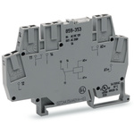 Wago 859 Series Relay Module, DIN Rail Mount, 48V ac/dc Coil, SPDT, 1-Pole, 5A Load