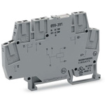 Wago 859 Series Relay Module, DIN Rail Mount, 110V dc Coil, SPDT, 1-Pole, 5A Load