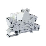Wago 788 Series Relay Module, DIN Rail Mount, 24V dc Coil, DPDT, 2-Pole, 8A Load