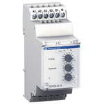 Schneider Electric Voltage Monitoring Relay, DPDT, 0.05 → 5 V, DIN Rail
