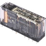 Omron PCB Mount Force Guided Relay, 24V dc Coil Voltage, 6 Pole, 4PST, DPST