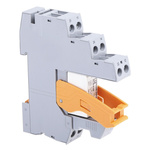 Phoenix Contact RIF-1-RSC-LDP-24DC/2X21AU Series Interface Relay, DIN Rail Mount, 24V dc Coil, DPDT, 2-Pole
