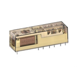 TE Connectivity PCB Mount Force Guided Relay, 12V dc Coil Voltage, 6 Pole, 3PDT