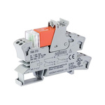 Wago 788 Series Relay Module, DIN Rail Mount, 48V dc Coil, DPDT, 2-Pole, 8A Load