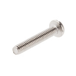 RS PRO, M2 Pan Head, 12mm Brass Slot Nickel Plated
