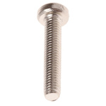 RS PRO, M3 Cheese Head, 16mm Brass Slot Nickel Plated