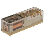 TE Connectivity PCB Mount Force Guided Relay, 12V dc Coil Voltage, 6 Pole, 3PDT