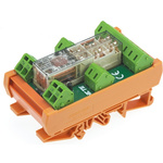 TE Connectivity PCB Mount Force Guided Relay, 24V dc Coil Voltage, 6 Pole, 5PST, DPST