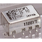 Omron Surface Mount High Frequency Relay, 5V dc Coil, 1GHz Max. Coil Freq., DPDT