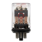 RS PRO Plug In Power Relay, 115V ac Coil, 10A Switching Current, 3PDT