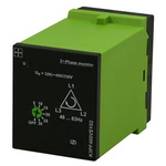Tele Phase, Voltage Monitoring Relay, 3 Phase, DPDT, Maximum of 400 V, DIN Rail