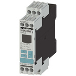 Siemens Current Monitoring Relay, 3 Phase, DPDT, DIN Rail