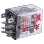 RS PRO Plug In Power Relay, 24V dc Coil, 10A Switching Current, DPDT