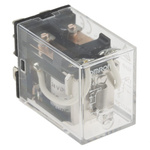 Omron Plug In Power Relay, 24V dc Coil, 10A Switching Current, DPDT