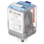 Releco Plug In Power Relay, 24V dc Coil, 10A Switching Current, DPDT