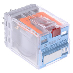 Releco Plug In Power Relay, 24V ac Coil, 10A Switching Current, 3PDT