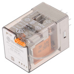 Finder Plug In Power Relay, 24V ac Coil, 10A Switching Current, DPDT