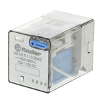 Finder Plug In Power Relay, 110V dc Coil, 10A Switching Current, 3PDT