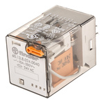 Finder Plug In Power Relay, 24V ac Coil, 10A Switching Current, 3PDT